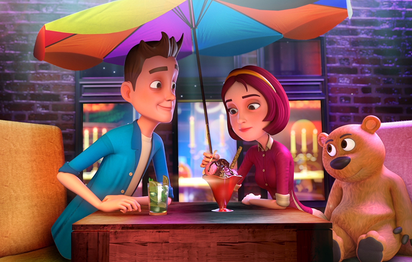 3D Commercial Animation | Dish Network (A Funny Date Night!) screenshot 1